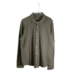 Everlane Button Front Shirts Long Sleeve Casual Cotton Blend